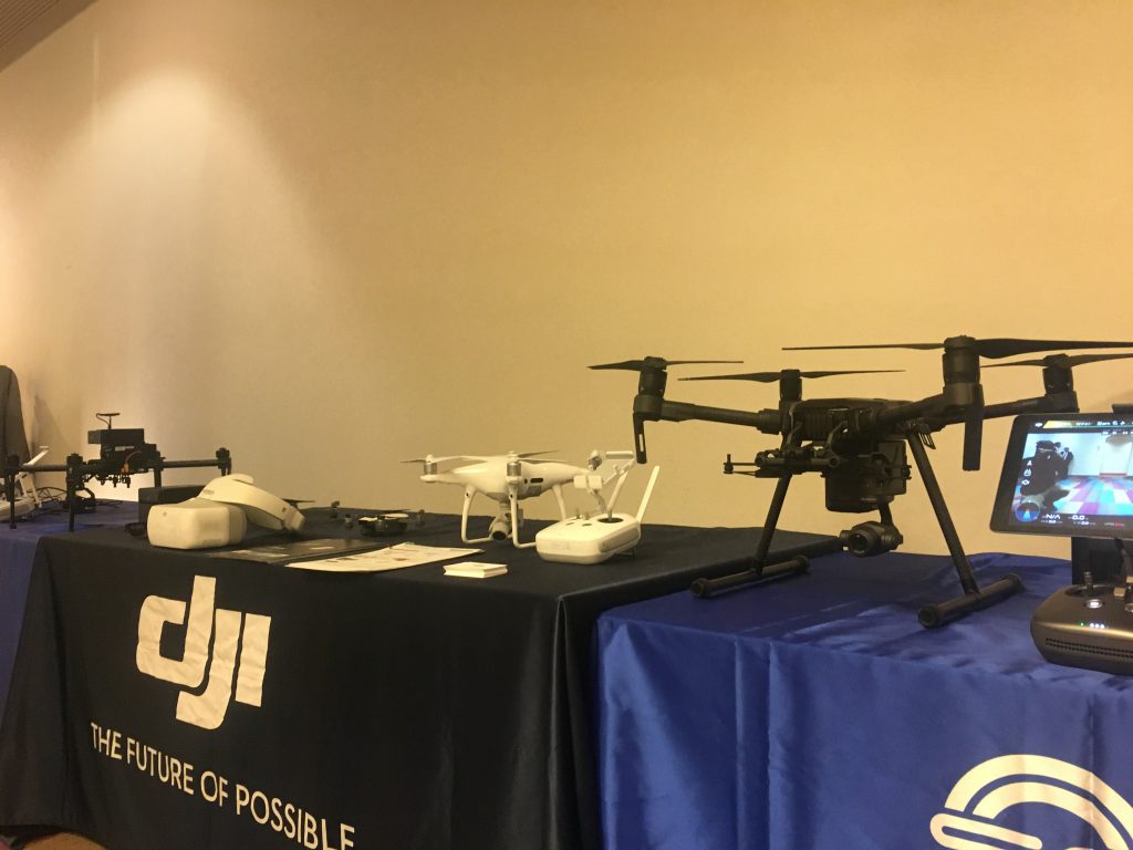 空知総合振興局産業振興部研修会でDJIドローンの展示ブースを出展しました。