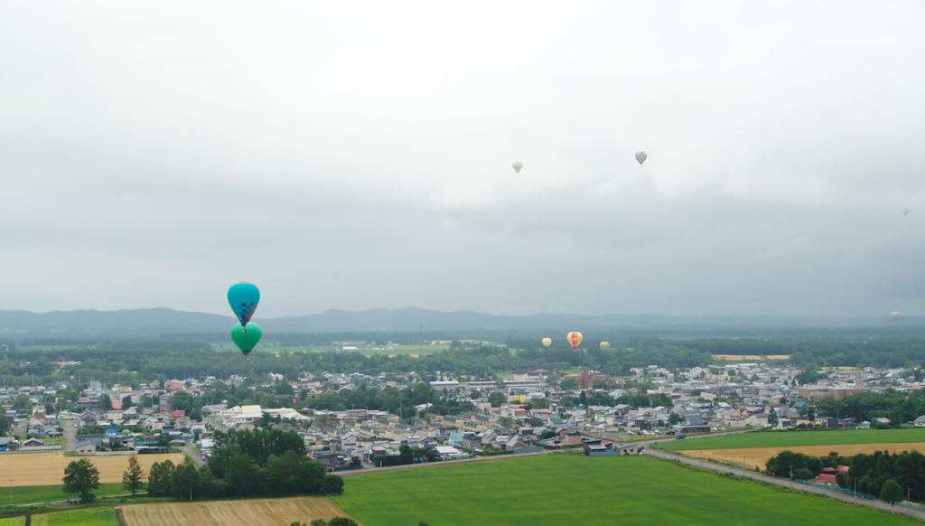 上士幌町で開催されました北海道バルーンフェスティバルに出展しました。