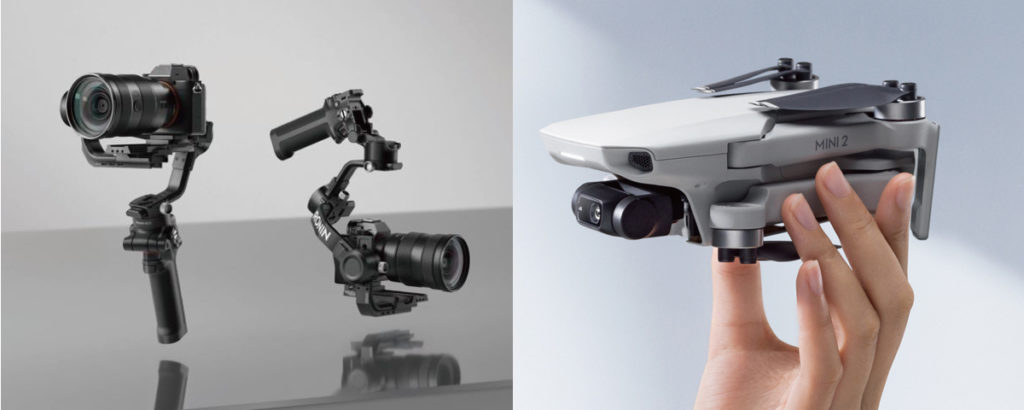 新製品「DJI RSC 2」「DJI Mini 2」が入荷しました！