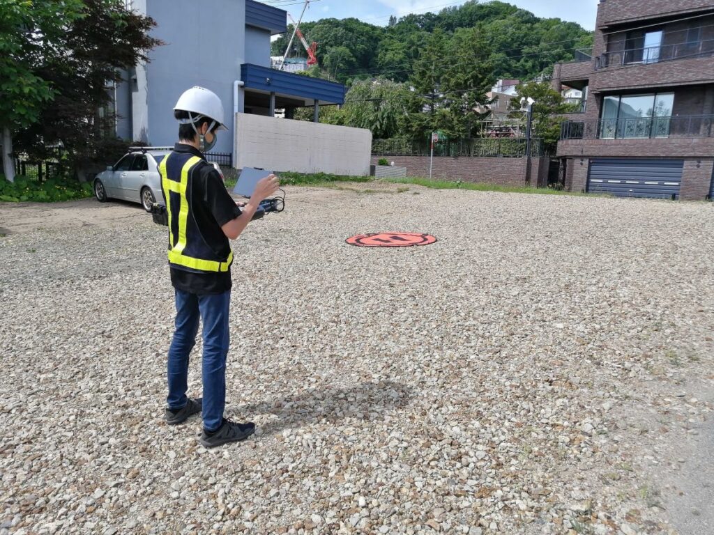 建築物のドローン撮影を行いました