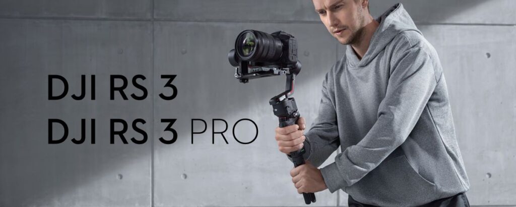 最新ハンドヘルドカメラ用ジンバル「DJI RS 3シリーズ」が発表されました！