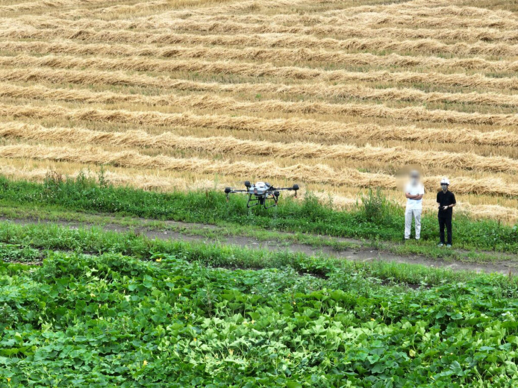 農業用ドローン「DJI AGRAS T10」の導入説明を行いました