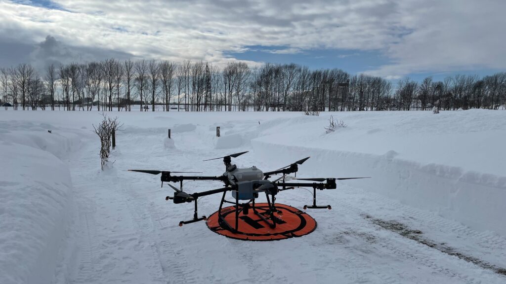 1/27 農薬散布ドローン (DJI AGRAS T30)デモイベントを行いました