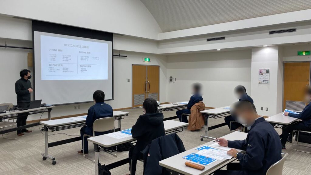 礼文町にてドローンの安全基礎講習会を開催させていただきました。