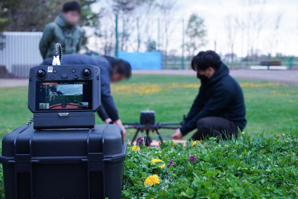 法人様にDJI Matrice 300 RTK(ディージェイアイ マトリス 300 アールティーケー)とDJI Zenmuse L1 (ディージェイアイ ゼンミューズ エル1)導入講習を行いました!