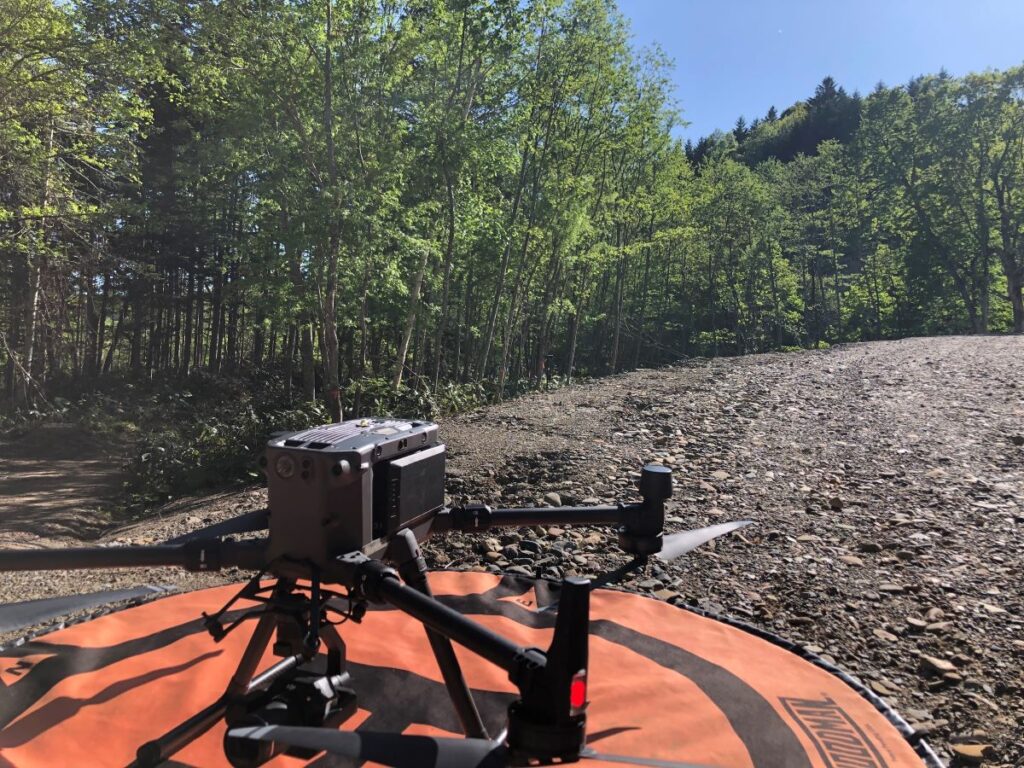 DJI M300 RTK L1でレーザー測量を行いました。