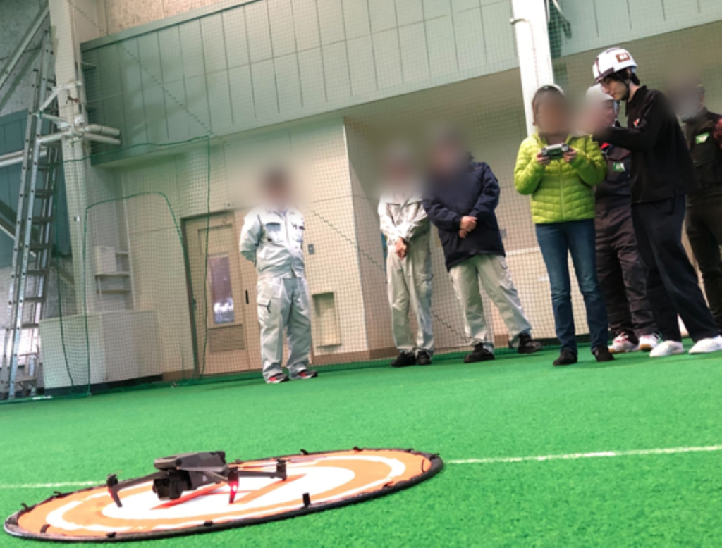 講師として恵庭市通年雇用促進協議会主催のドローン講習会、実技演習に参加いたしました