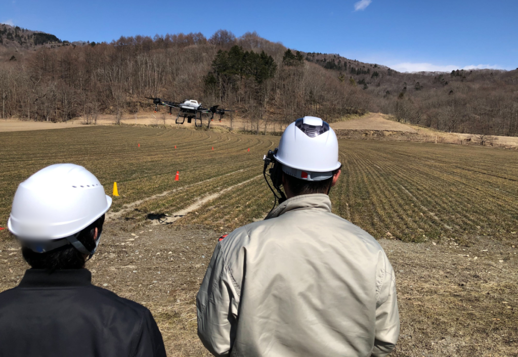 農業機 DJI Agras T10を使用したAGRASオペレーター講習会を開催しました。