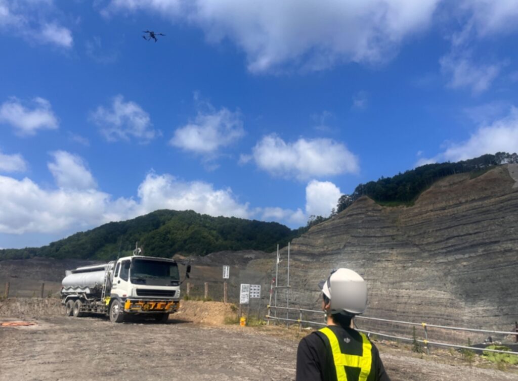 M300RTK、P1 炭鉱ドローン測量を行いました。