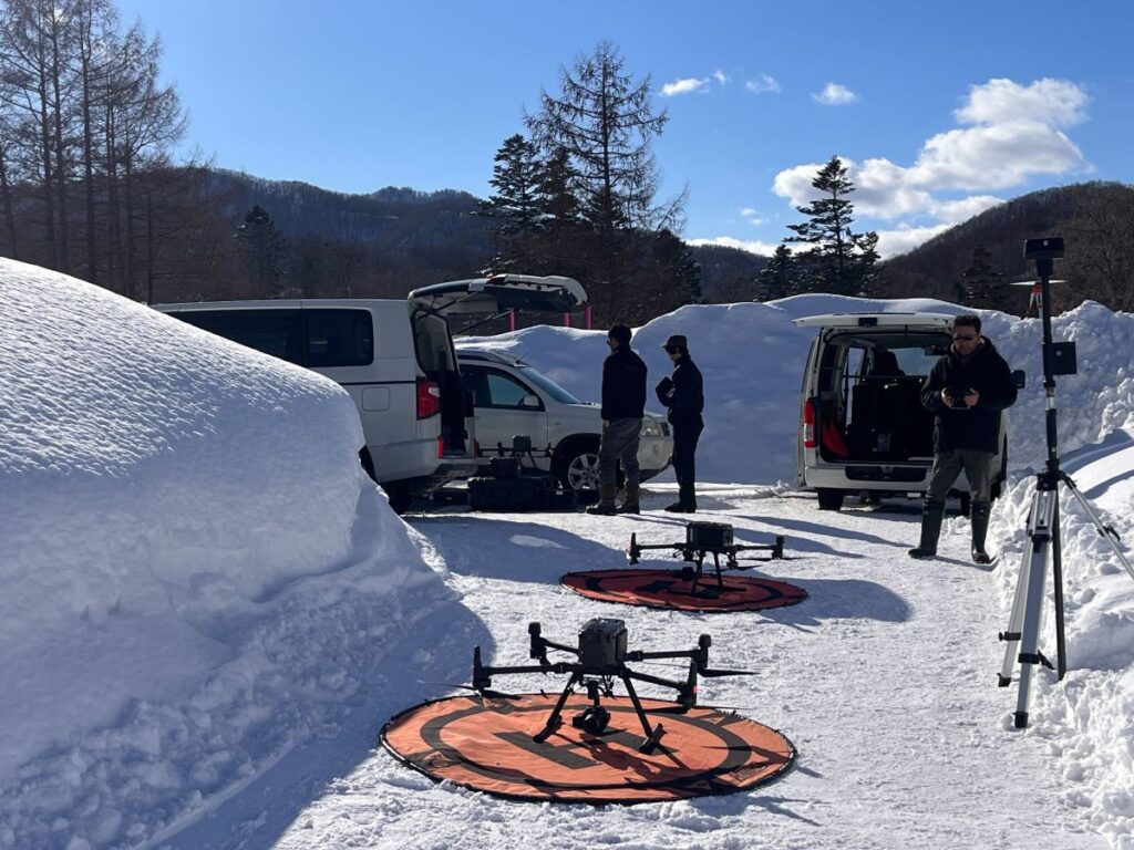 2025.02.24、札幌ドローンパーク(ノヴェル)へドローン飛行へ行ってきました。