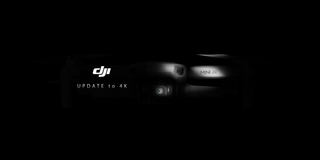 DJI 新商品ドローン ”DJI MINI 4K” 近日公開。ご期待ください。