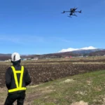 HELICAMスタッフがDJI M350RTK,P1を使用して計測を行いました。