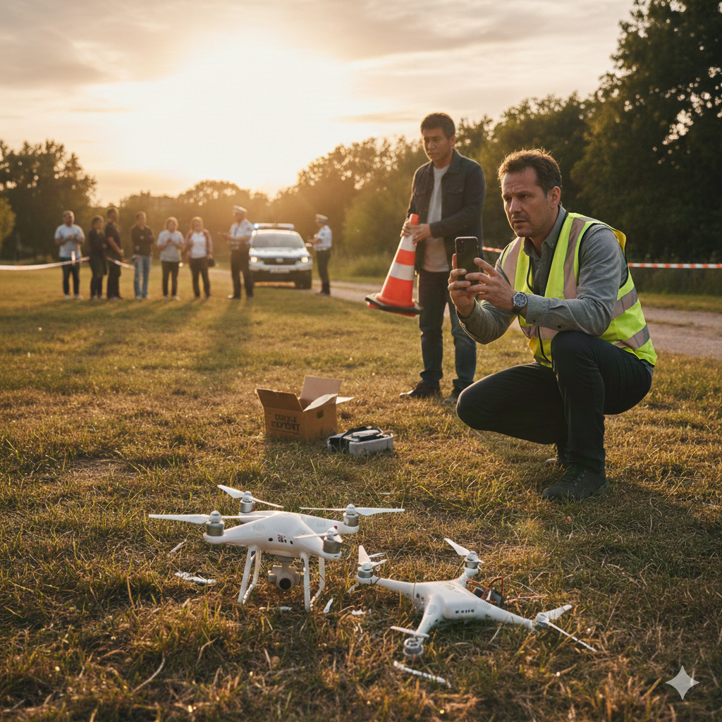 ドローン事故対応の完全ガイド｜事故発生時の手順・報告義務・保険対応まで徹底解説