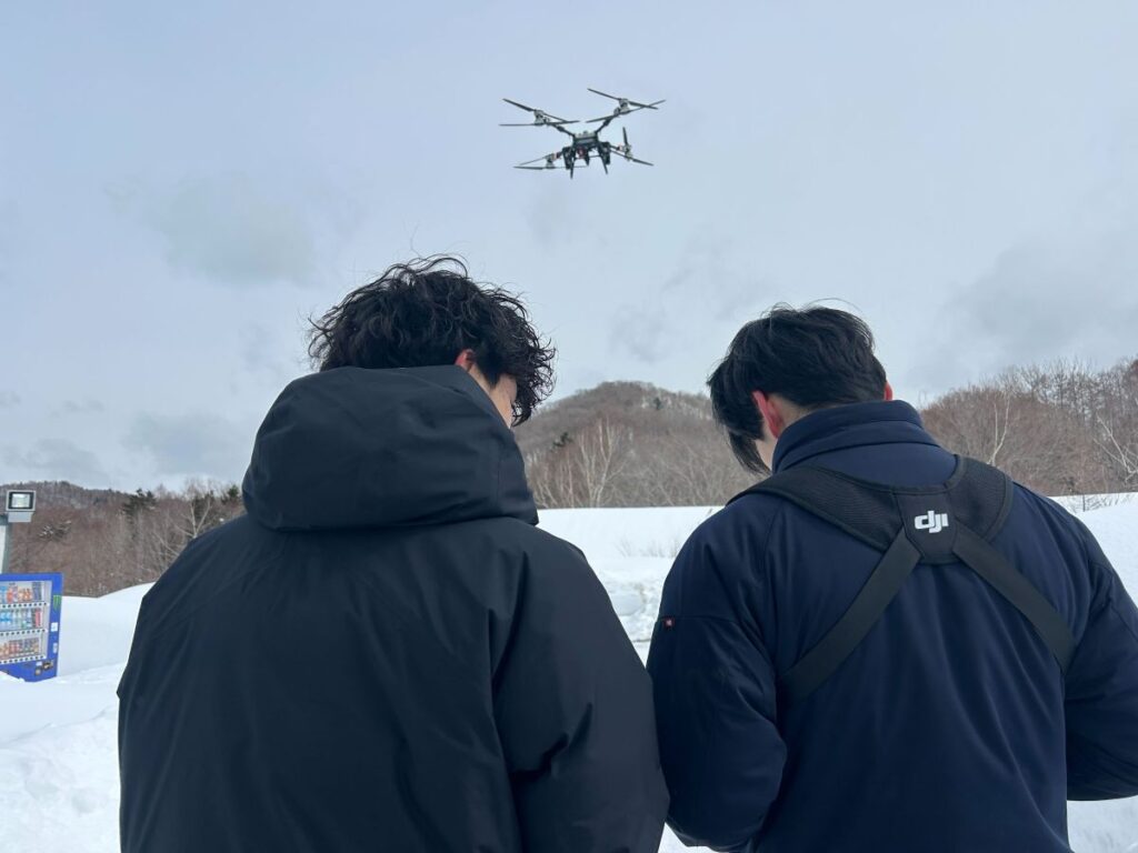 現場の「運べない」を変える。最大積載量は80kg≪DJI FlyCart 100≫導入講習会しました。