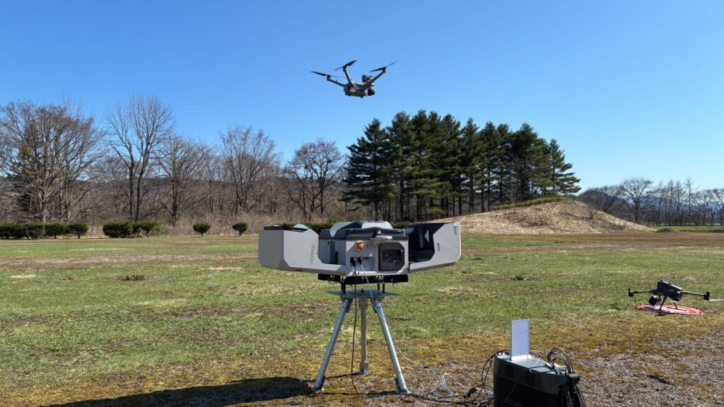 【DJI DOCK 3、DJI Matrice 400+DJI Zenmuse L3】 出張デモ会を行いました。