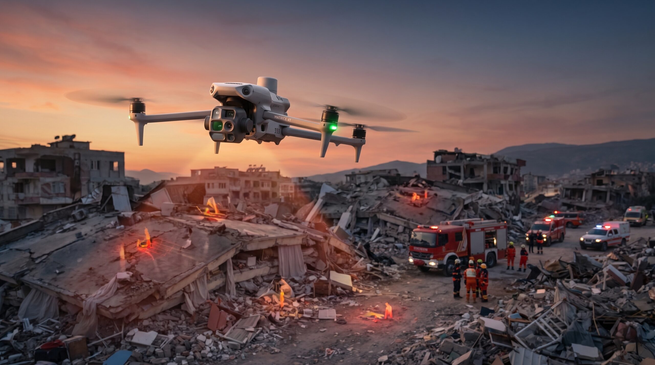 【災害地でのドローン活用】人命救助の最前線とMatrice 4Tシリーズ×DJI DOCK 3による24時間監視体制
