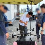 法人様に【DJI Matrice 400】 取扱出張講習会を行い、フライト講習も実施しました。