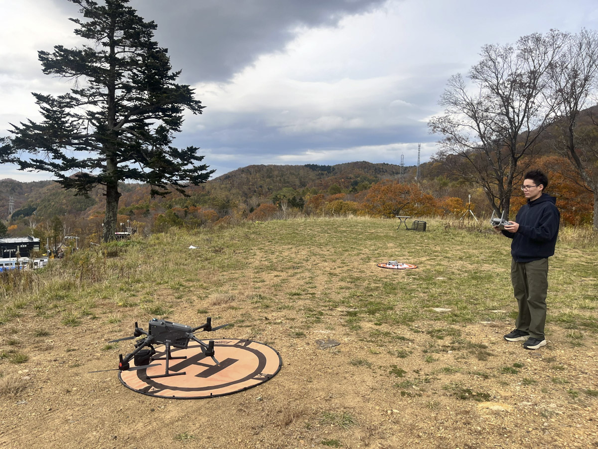 ≪札幌ドローンパーク≫産業ドローン【DJI Matrice 400 + DJI Zenmuse L3】のフライトを実施ました。ドローン練習場の会員様を募集中です！